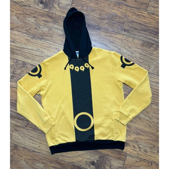 Naruto Shippuden 2007 hoodie Yellow Ripple Junction Large Cosplay EUC - Picture 2 of 10